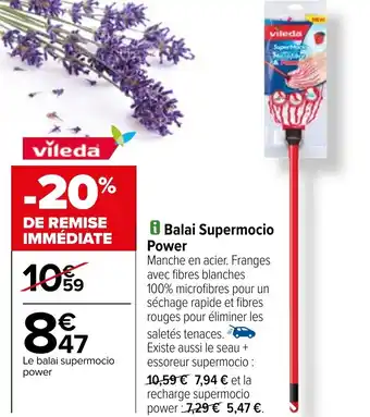 Carrefour Balai Supermocio Power offre