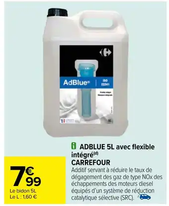 Carrefour i ADBLUE 5L avec flexible intégré (d) CARREFOUR offre