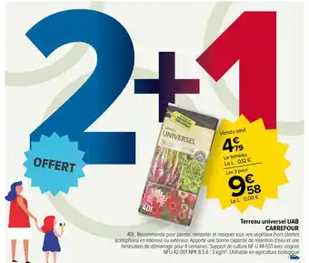 Carrefour Terreau universel UAB CARREFOUR offre