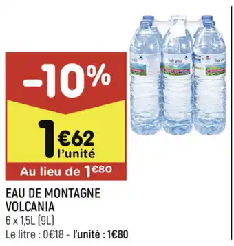 Leader Price Eau de Montagne Volcania offre