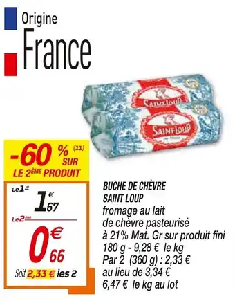 Netto Buche de Chèvre Saint Loup offre