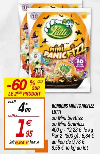 Bonbons Mini Panicfizz