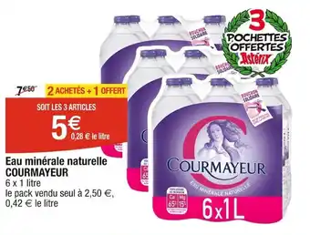 Cora x Carrefour Eau minérale naturelle COURMAYEUR offre