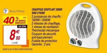 Chauffage Soufflant 2000W
