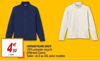 Netto Cardigan Polaire Adulte offre