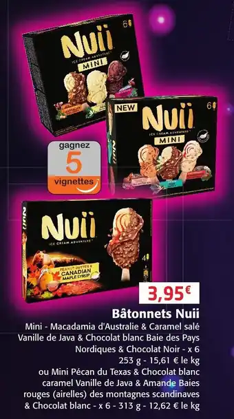 Colruyt Bâtonnets Nuii offre