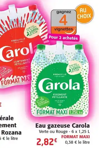 Colruyt Eau Gazeuse Carola offre