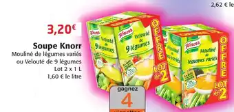 Colruyt Soupe Knorr offre