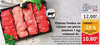 Plateu Fondue Ou Cuisson Sur Pierre