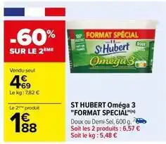 Carrefour Drive St hubert - oméga 3 format special offre