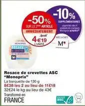 Monoprix Crevettes offre