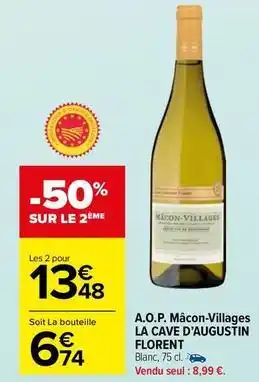 La cave d'augustin florent - a.o.p. mâcon villages