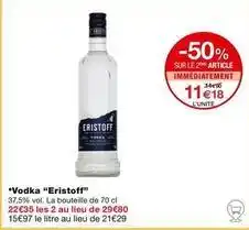 Monoprix Vodka offre