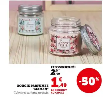 Super U BOUGIE PARFUMEE offre