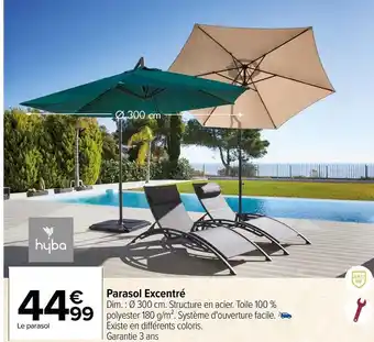 Carrefour Hýba - parasol excentré offre