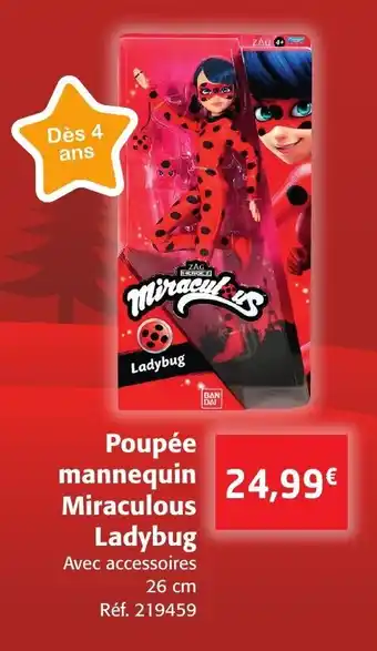 Poupée Mannequin Miraculous Ladybug