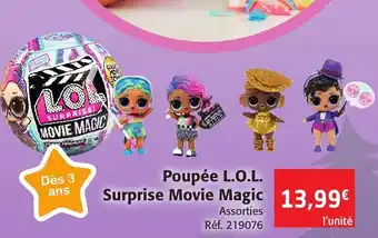 Colruyt Poupée L.O.L Surprise Movie Magic offre
