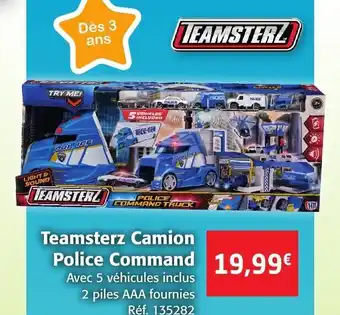 Colruyt Teamsterz Camion Police Command offre