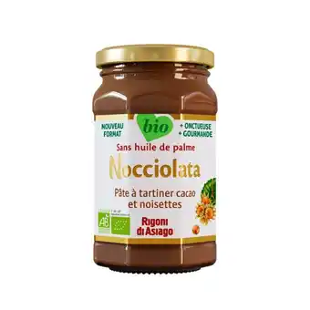 Auchan Pâte À Tartiner Cacao Noisettes Nocciolata Bio Rigoni Di Asiago offre