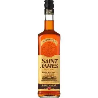 Auchan Rhum Saint James Royal Ambré offre