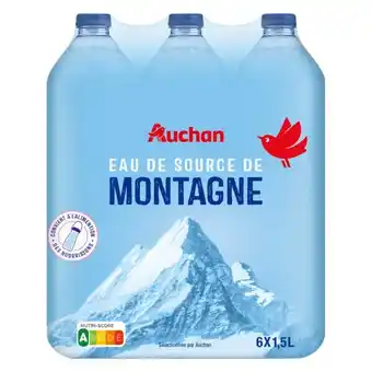 Auchan Eau De Source De Montagne Auchan offre