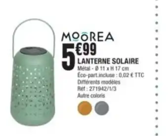 La Foir'Fouille LANTERNE SOLAIRE offre