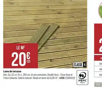 Bricorama Lame de terrasse offre