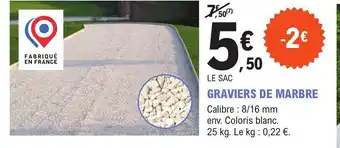 E.Leclerc GRAVIERS DE MARBRE offre