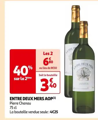 Auchan Supermarché Pierre Chanau ENTRE DEUX MERS AOP offre