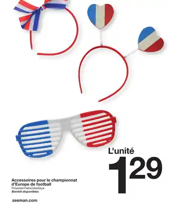 Zeeman Accessoires pour le championnat d'Europe de football offre