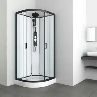 Bricomarché Cabine de douche KINEDA I 90 x 90 x 225 cm montage rapide offre