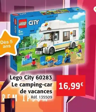 Lego City 60283 Le camping-car de vacances