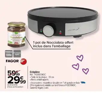 Carrefour Crêpière offre