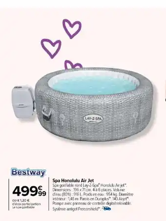 Carrefour Spa Honolulu Air Jet offre