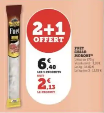 Super U FUET CESAR MORONI" offre