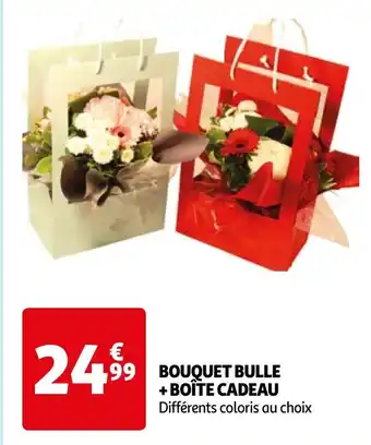 Auchan BOUQUET BULLE + BOÎTE CADEAU offre