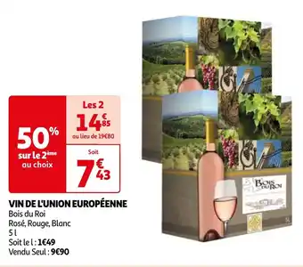 Auchan VIN DE L'UNION EUROPÉENNE offre