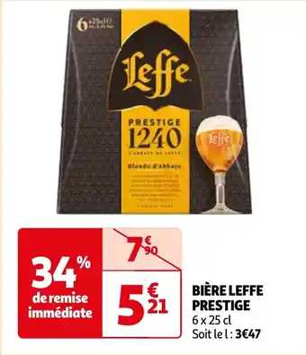 Auchan BIÈRE LEFFE PRESTIGE offre