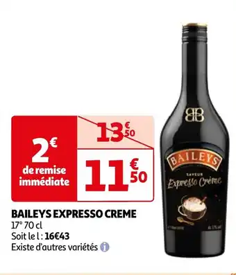 Auchan BAILEYS EXPRESSO CREME offre