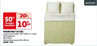 Auchan PARURE MELY ACTUEL offre