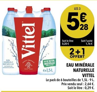 Supeco Eau minérale naturelle Vittel offre