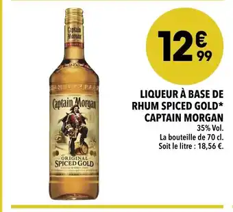 Supeco Liqueur à Base de Rhum Spiced Gold offre
