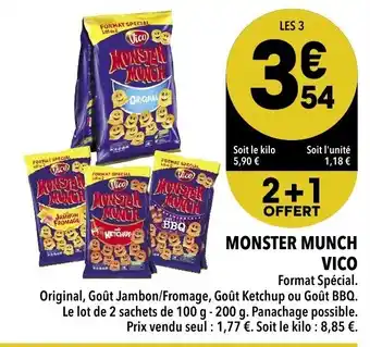 Supeco Monster Munch Vico offre