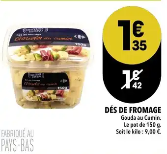 Supeco Dés de Fromage offre