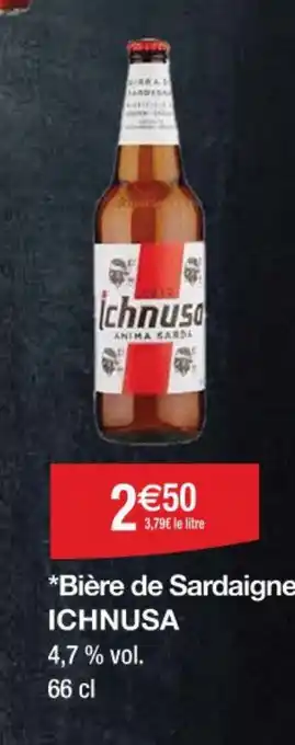 Cora x Carrefour *Bière de Sardaigne ICHNUSA offre