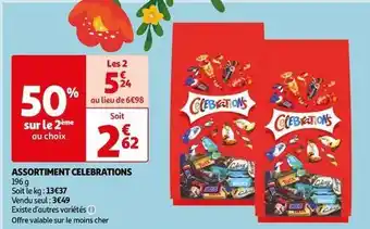 Auchan Celebrations - assortiment offre