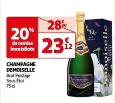 Auchan Demoiselle - champagne offre