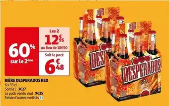 Auchan Desperados - bière red offre