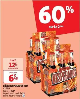 Auchan Supermarché Desperados - bière red offre