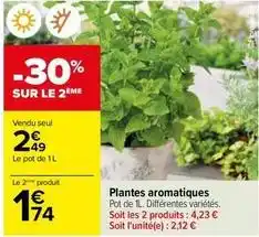 Carrefour Drive Plantes aromatiques offre